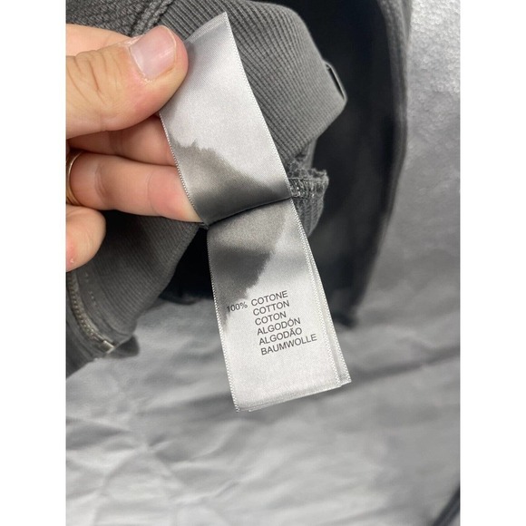 Freddy Hand Dyed Sweatshirt Jacket Gray Tie Dye Effect Womens Extra Large NWT - Picture 6 of 9